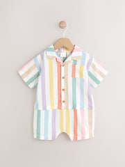 Bright Stripe Baby Romper (0mths-2yrs) - Image 1 of 8
