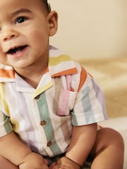 Bright Stripe Baby Romper (0mths-2yrs) - Image 7 of 8