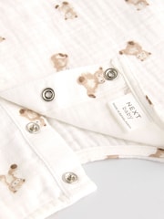 Neutral Bear Print Top and Shorts Baby Set (0mths-3yrs) - Image 12 of 12