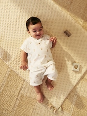 Neutral Bear Print Top and Shorts Baby Set (0mths-3yrs) - Image 2 of 12