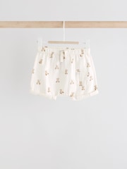Neutral Bear Print Top and Shorts Baby Set (0mths-3yrs) - Image 6 of 12