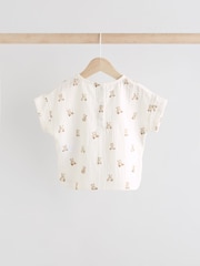 Neutral Bear Print Top and Shorts Baby Set (0mths-3yrs) - Image 9 of 12