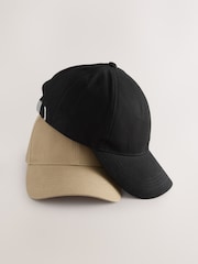 Black/Tan Caps 2 Pack - Image 1 of 4