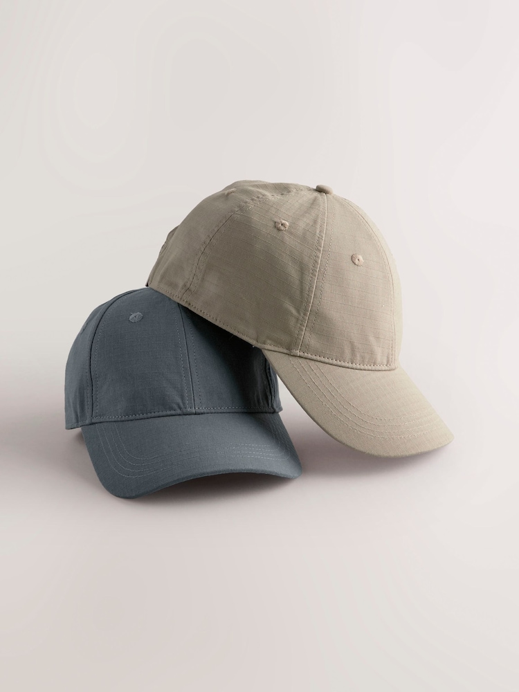 Slate Grey/Neutral Stone - Ripstop Texture Cap 2 Pack - Изображение 1 из 7