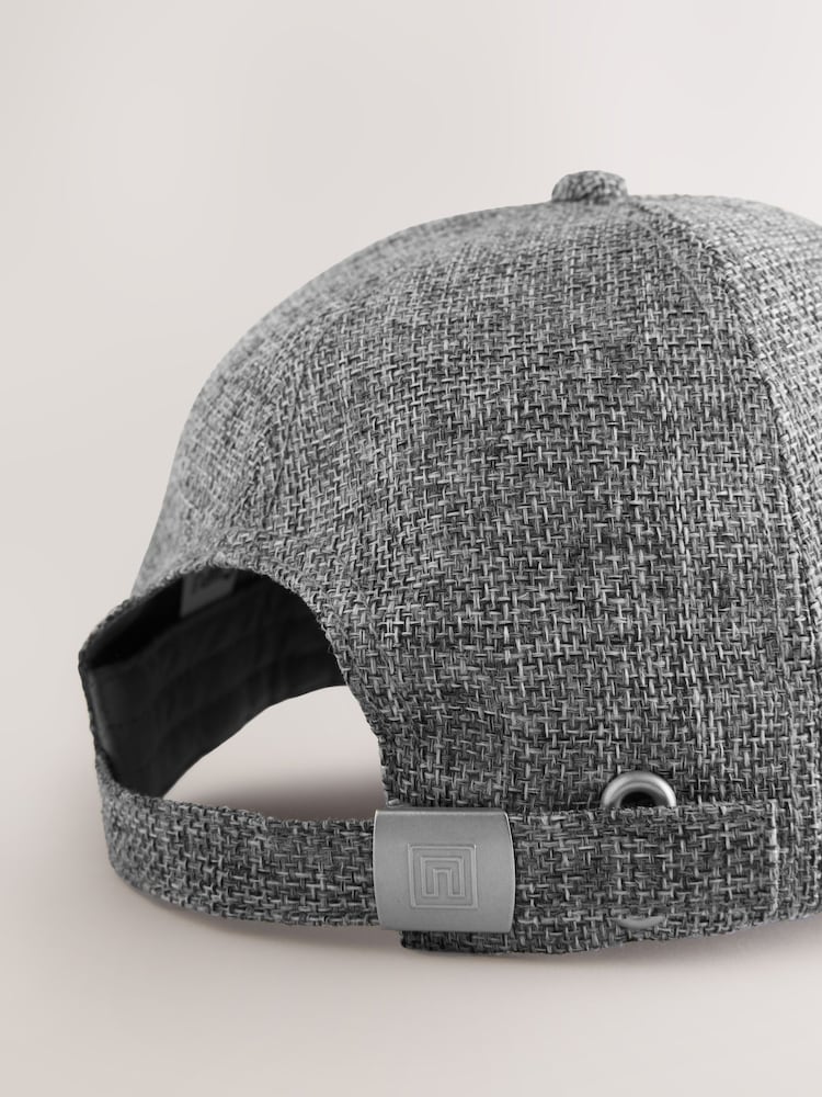 Charcoal Grey Textured Cap - Image 3 of 3
