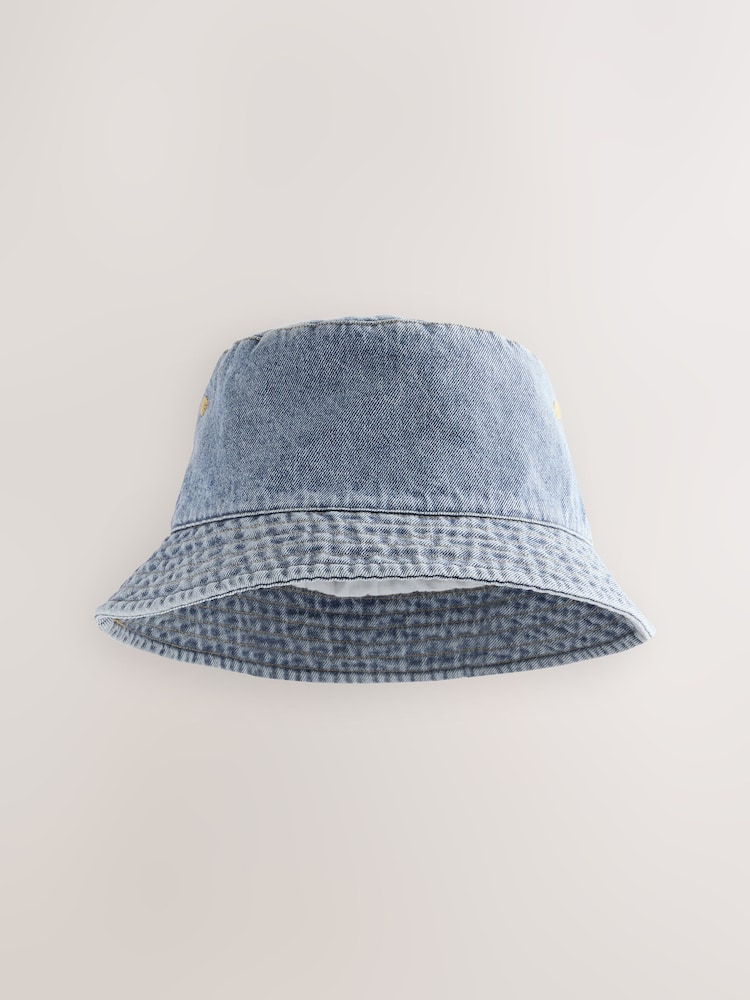 Denim Bucket Hat - Image 2 of 4 Denim Bucket Hat - Image 2 of 4
