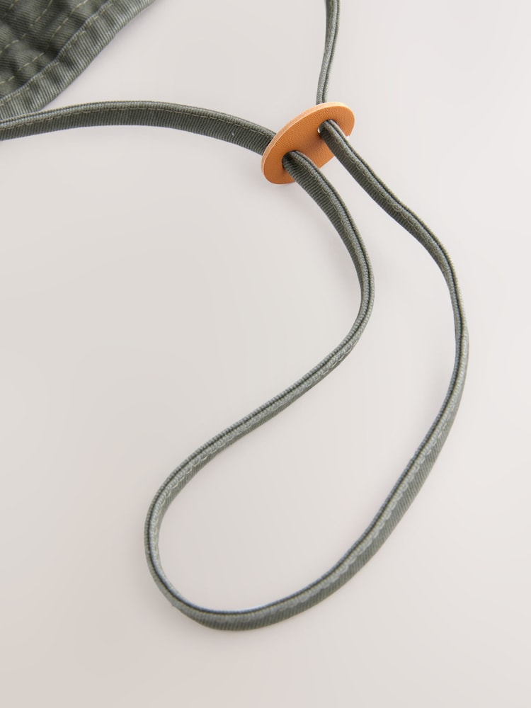 Khaki Green Boonie 100% Cotton Hat - Image 3 of 5