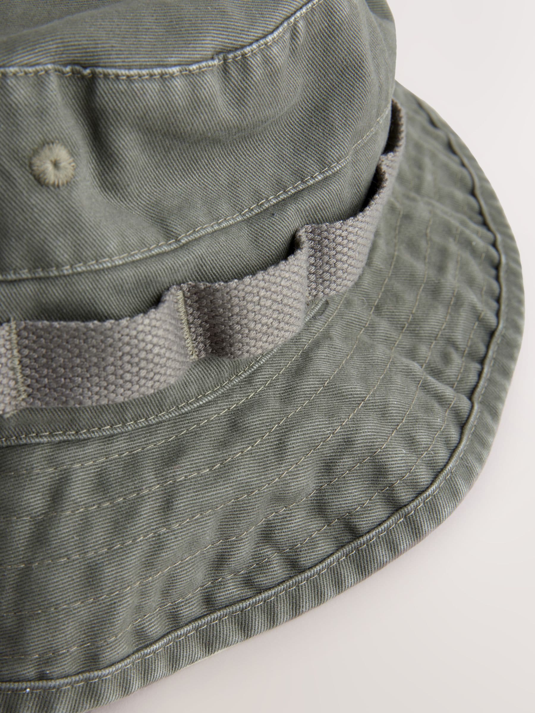 Buy Khaki Green Boonie 100% Cotton Hat from Next USA