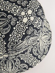 Темно-синий - Reversible Tile Print Bucket Hat - Изображение 2 из 3