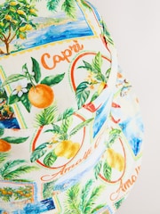 Multi Reversible Vacation Print 100% Cotton Bucket Hat - Image 4 of 5