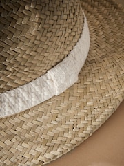 Natural Signature Seagrass Panama Style Hat - Image 3 of 4