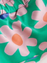Green/Pink Flower Swim Cap (3mths-10yrs) - Image 6 of 6