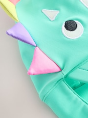 Aqua Blue Dinosaur Swim Cap (3mths-10yrs) - Image 6 of 6