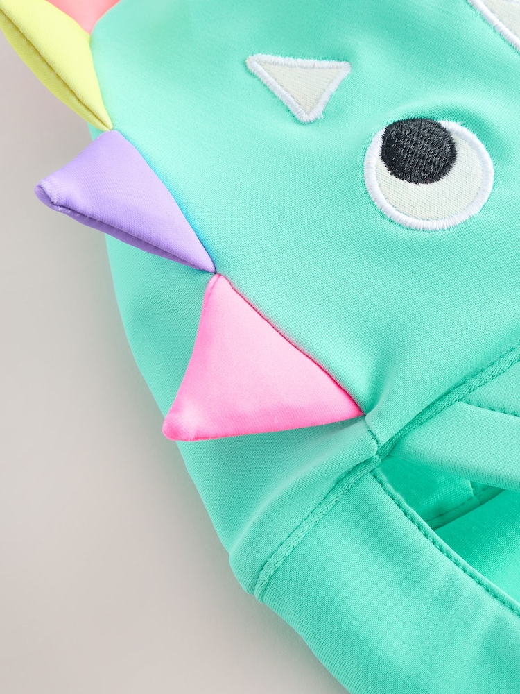 Aqua Blue Dinosaur Swim Cap (3mths-10yrs) - Image 6 of 6