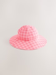 Pink Check Swim Hat (3mths-10yrs) - Image 4 of 6