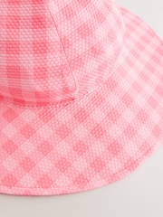 Pink Check Swim Hat (3mths-10yrs) - Image 5 of 6