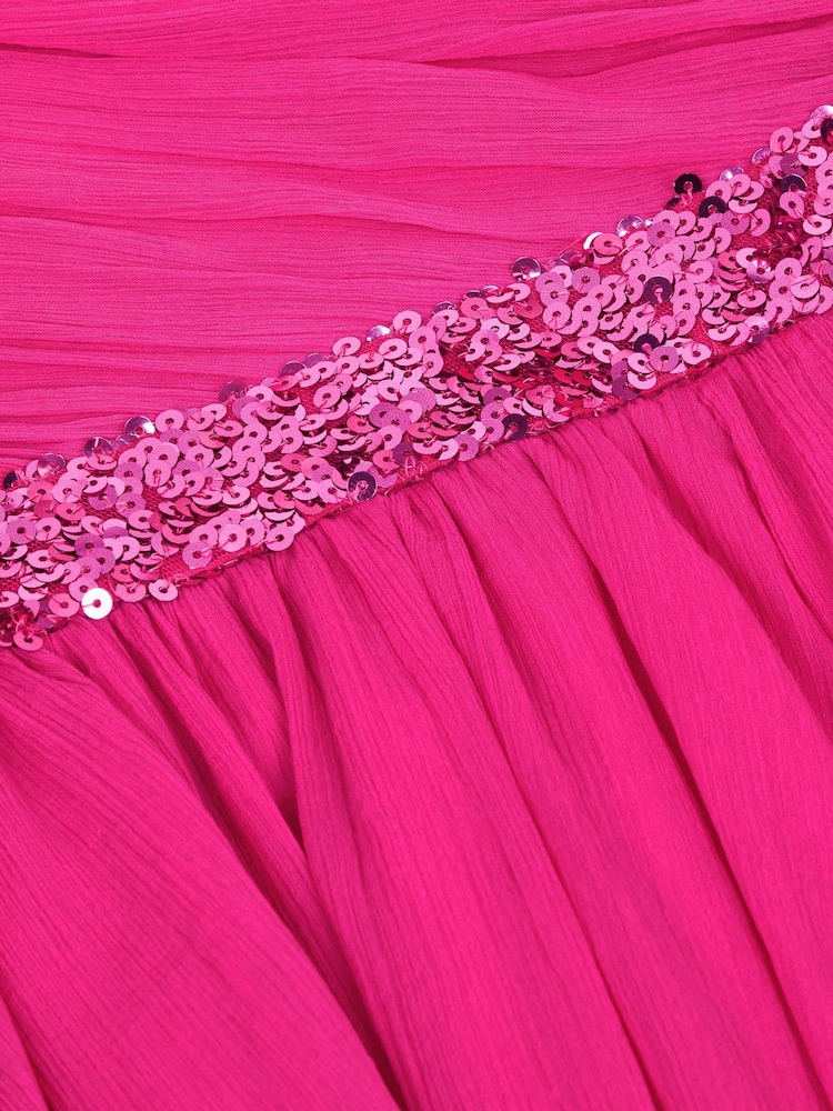 Monsoon Abigail Drapiertes Paillettenkleid - Bild 3 von 3 Monsoon Abigail Drapiertes Paillettenkleid - Bild 3 von 3