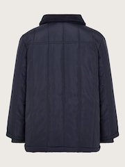Monsoon Blue Corduroy Collar Quilted Jacket - Image 3 of 4