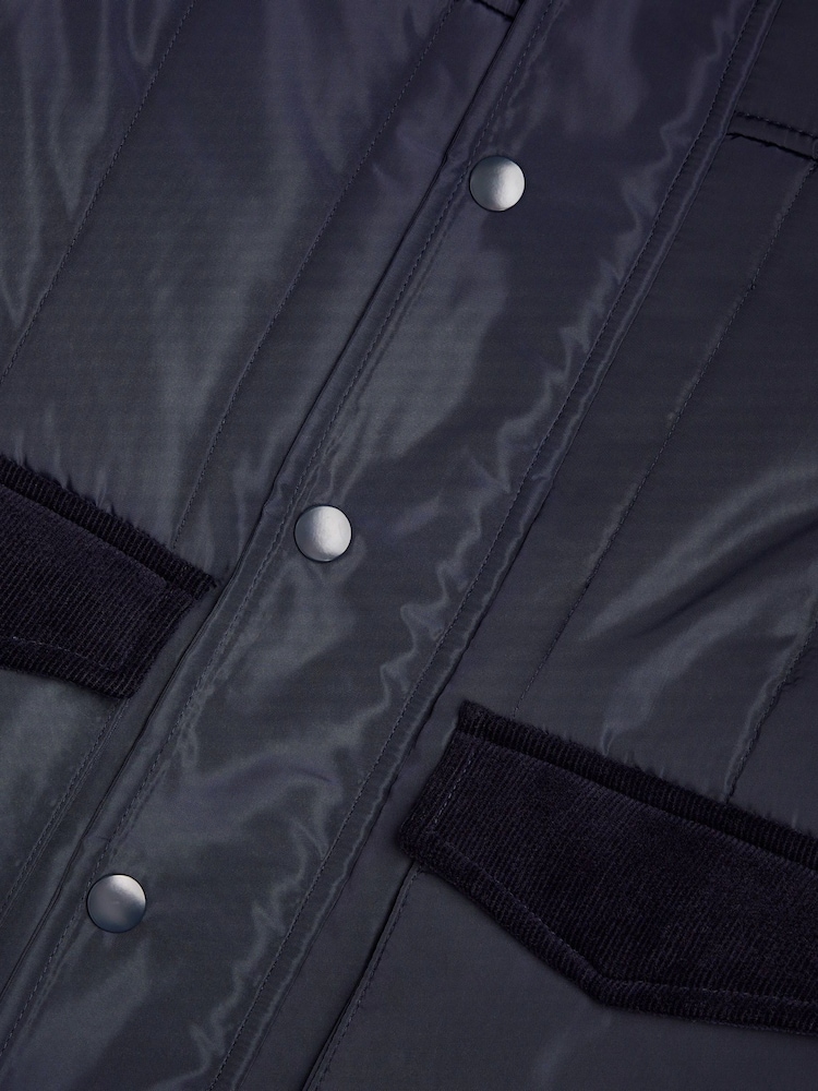 Monsoon Steppjacke mit Cordkragen - Bild 4 von 4 Monsoon Steppjacke mit Cordkragen - Bild 4 von 4