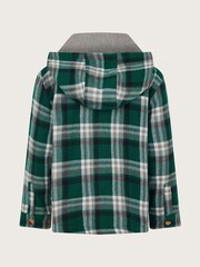 Monsoon Green Check 100% Cotton Shacket - Image 2 of 3