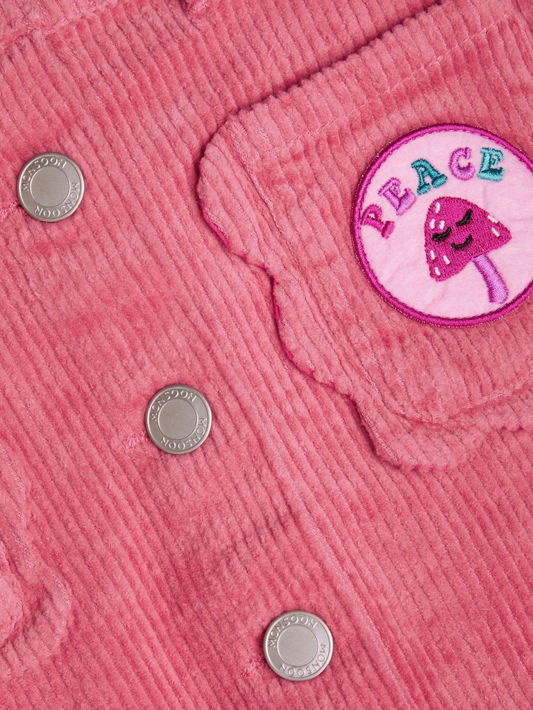 Monsoon Pink Peace Corduroy Skirt - Image 3 of 3