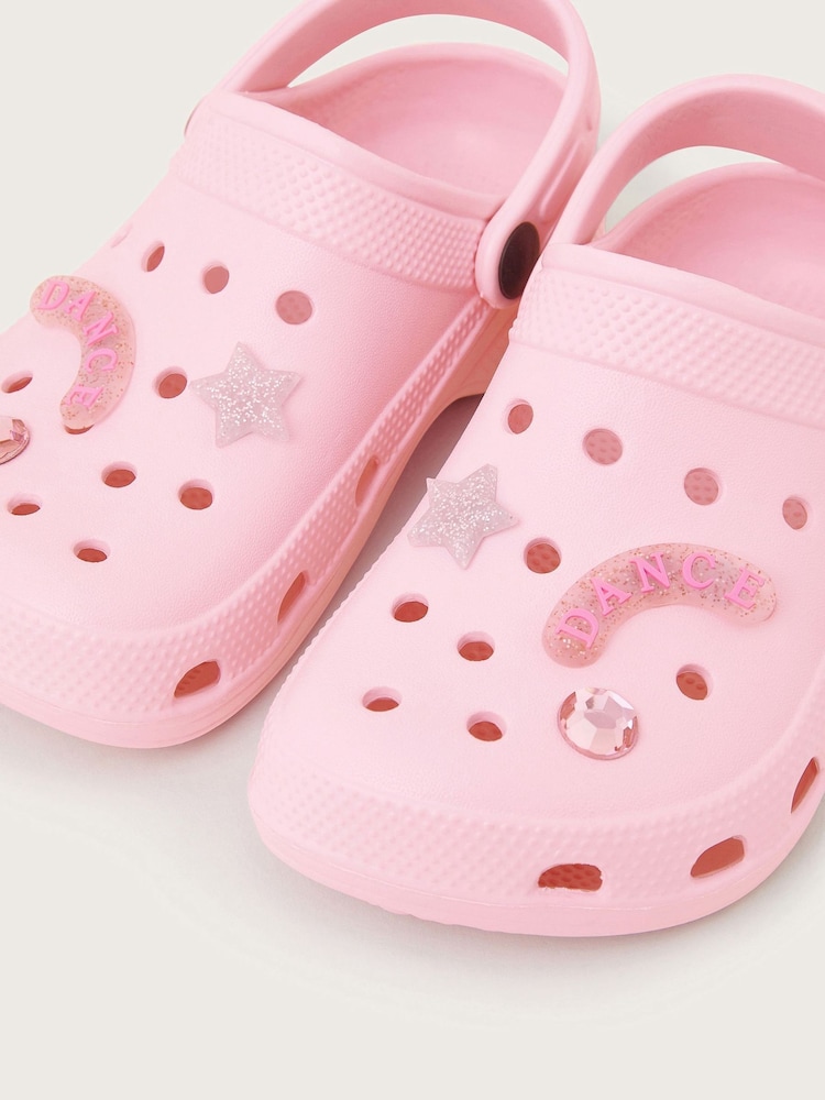 Monsoon Pink Dance Rubber Clogs - Image 2 of 2