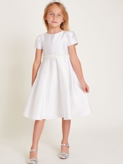 Monsoon Natural Henrietta Pearl Belt Dress - Image 1 of 3
