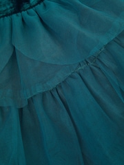 Monsoon Blue Gulia Velour Tulle Dress - Image 3 of 3
