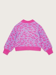 Monsoon Pink Leopard Print Cardigan - Image 2 of 3