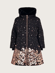 Monsoon Fiorella Foil Border Coat - Изображение 2 из 4