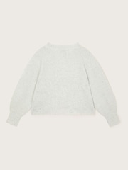 Monsoon Silver Sequin Star Button Cardigan - Image 2 of 3