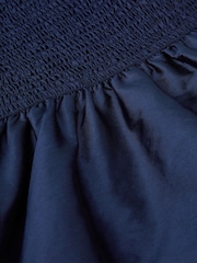 Monsoon Blue Clariska Smocked Taffeta Prom Dress - Image 3 of 3
