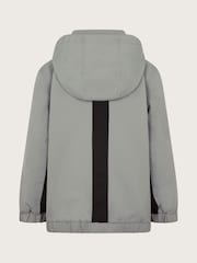 Monsoon Grey Canvas Zip Jacket - Image 2 of 3
