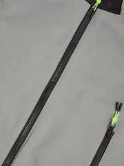 Monsoon Grey Canvas Zip Jacket - Image 3 of 3
