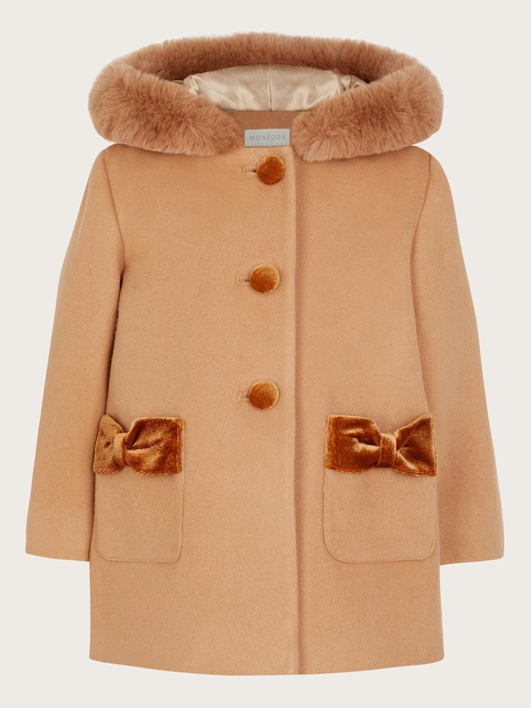 Monsoon dojenček Velvet Contrast s kapuco Coat - Slika 6 iz 6 Monsoon dojenček Velvet Contrast s kapuco Coat - Slika 6 iz 6