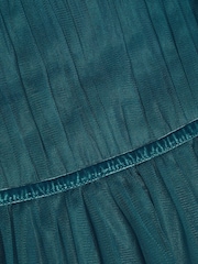 Monsoon Green Charlize Flutter Sleeve Tulle Dress - Image 3 of 3