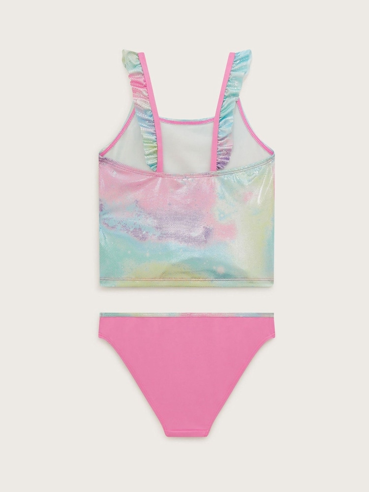 Monsoon Pink Marble Foil Print Tankini Set - Image 2 of 3 Monsoon Pink Marble Foil Print Tankini Set - Image 2 of 3