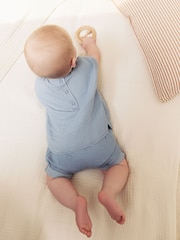 Denim Blue Top and Shorts Baby Set (0mths-3yrs) - Image 3 of 15