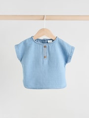 Denim Blue Top and Shorts Baby Set (0mths-3yrs) - Image 8 of 15