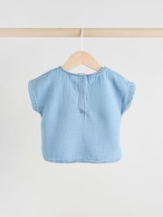 Denim Blue Top and Shorts Baby Set (0mths-3yrs) - Image 9 of 15