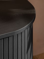 Birlea Black Effect Axel Small Fluted TV Unit - Image 4 of 9