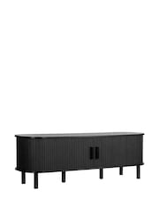 Birlea Black Effect Axel Small Fluted TV Unit - Image 8 of 9
