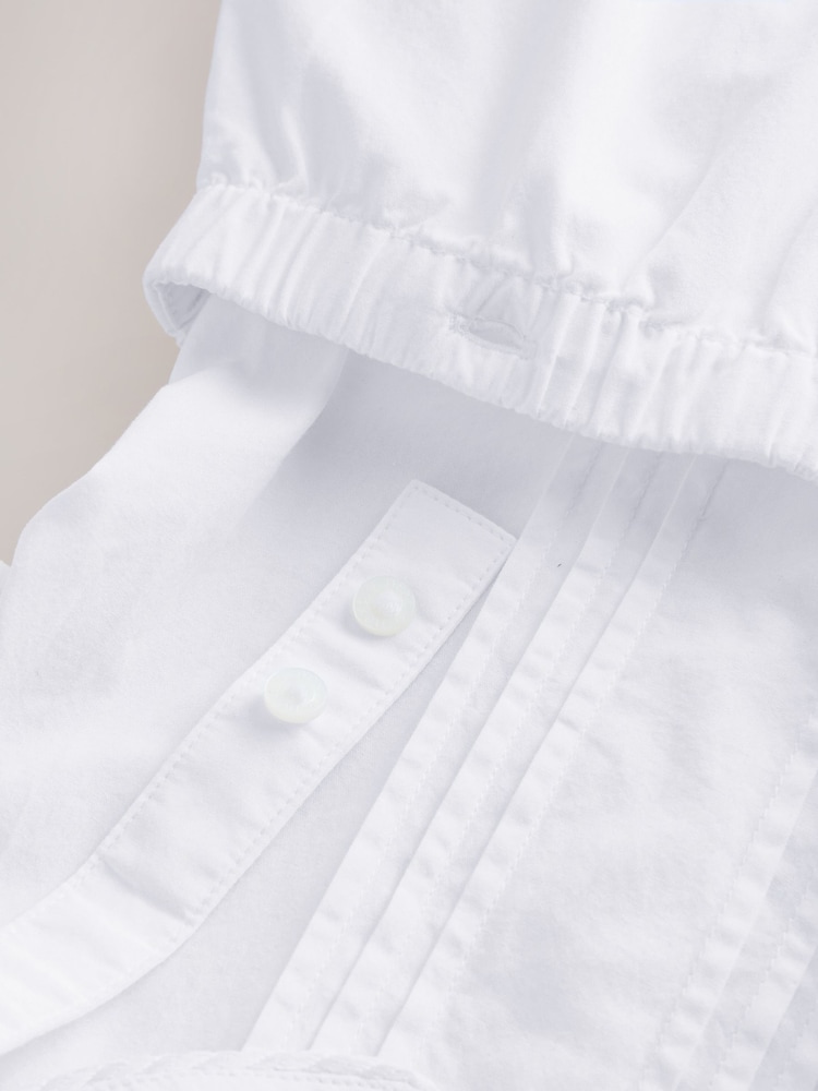 White Smart Shirt, Shorts And Socks 3 Piece Set (0mths-2yrs) - Image 9 of 10