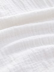 White 100% Cotton Beach Kaftan Dress (3-16yrs) - Image 6 of 7