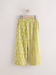 Vert olive - Pantalon de plage imprimé 100% coton (3-16ans) - Image 5 de 7