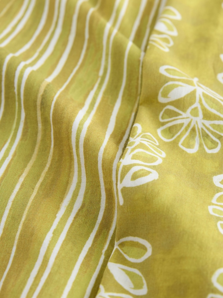 Vert olive - Pantalon de plage imprimé 100% coton (3-16ans) - Image 6 of 7