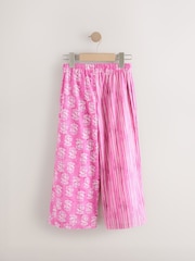 Pink Printed 100% Cotton Beach Trousers (3-16yrs) - Image 5 of 7