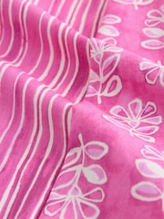 Pink Printed 100% Cotton Beach Trousers (3-16yrs) - Image 6 of 7