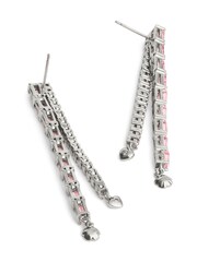 COACH Pink Signature Charm Tennis Earrings - Image 2 of 4