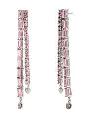 COACH Pink Signature Charm Tennis Earrings - Image 3 of 4